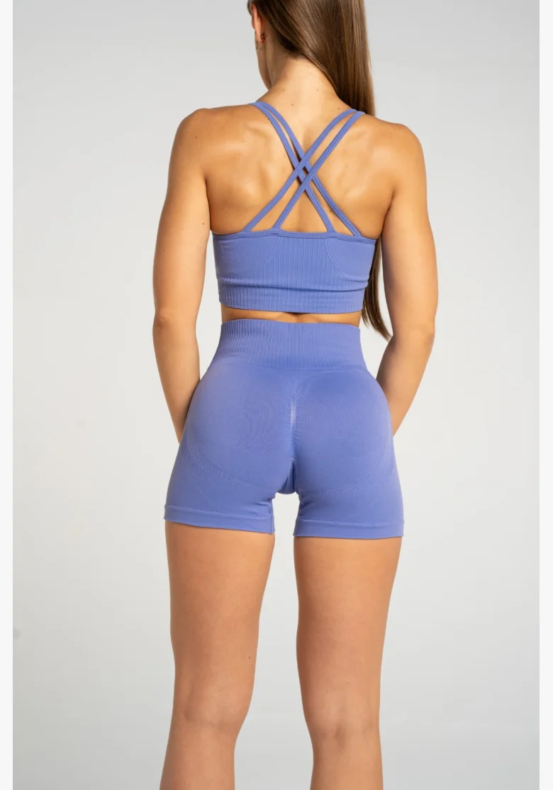 Gym Glamour Šortky push up 2.0 Lavender • NebShop