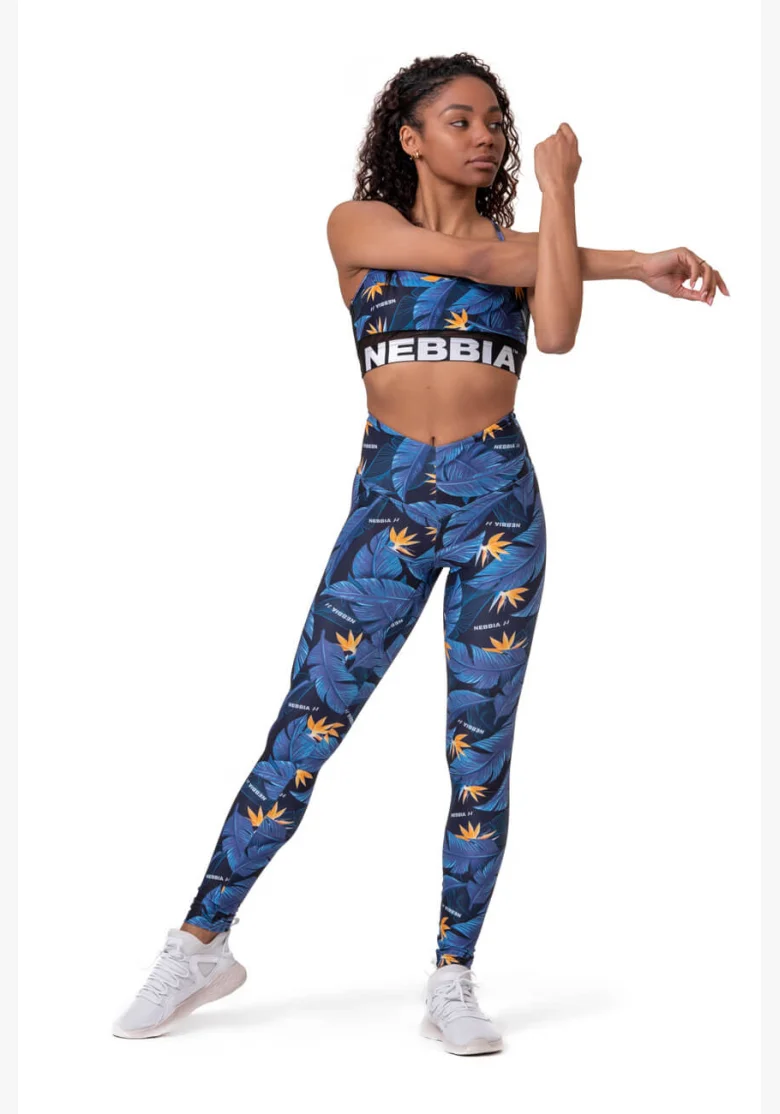 NEBBIA • High-waist Ocean Power legíny • NEBBIAshop.cz