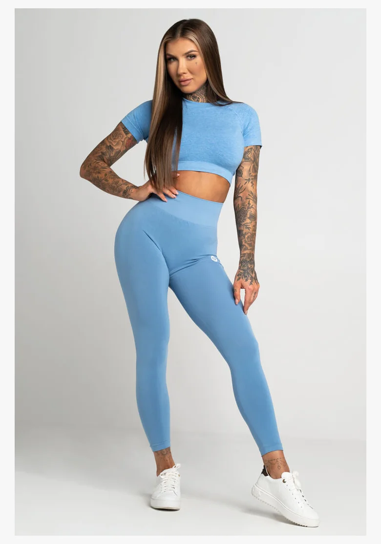 GYM GLAMOUR • Gym Glamour Legíny Second Skin Blue • NebShop