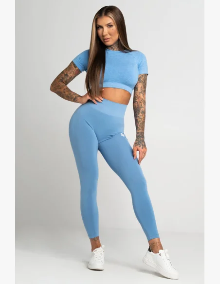 GYM GLAMOUR • Gym Glamour Legíny Second Skin Blue • NebShop