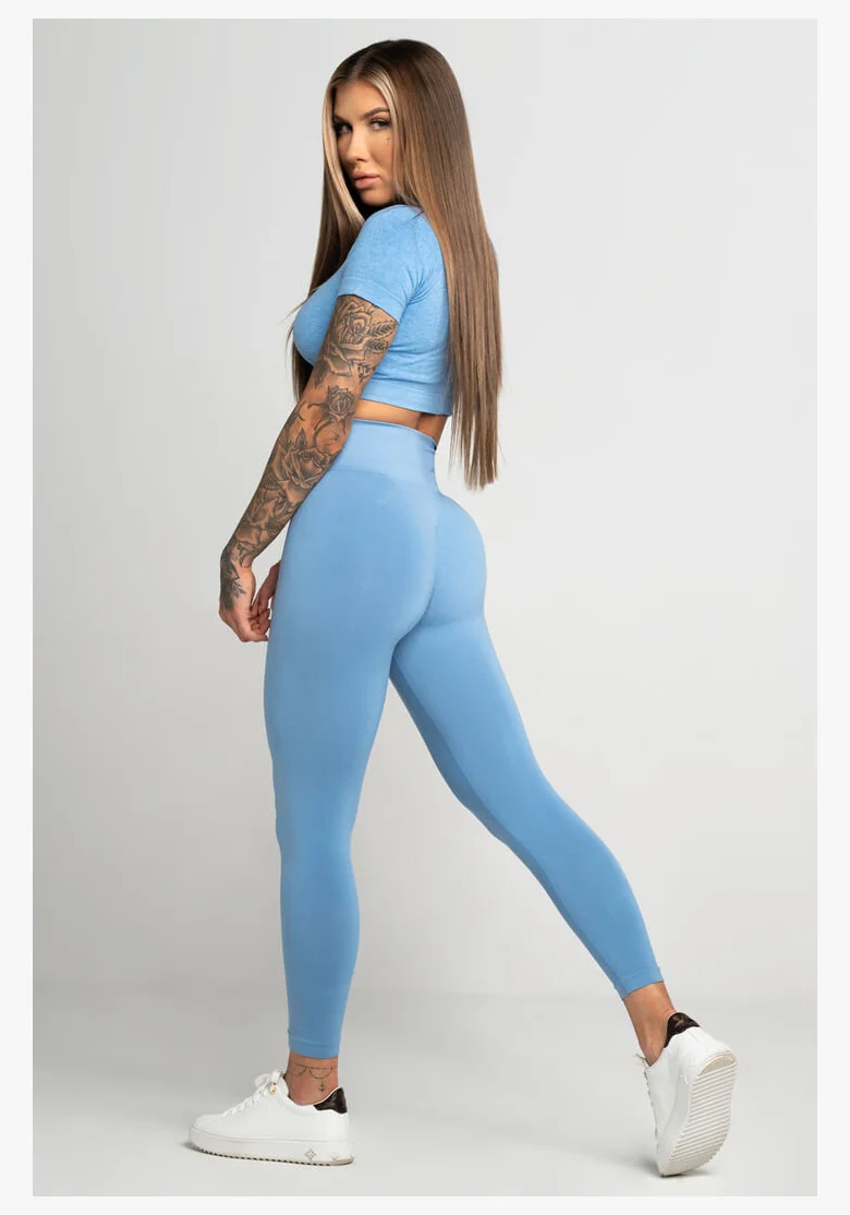 GYM GLAMOUR • Gym Glamour Legíny Second Skin Blue • NebShop