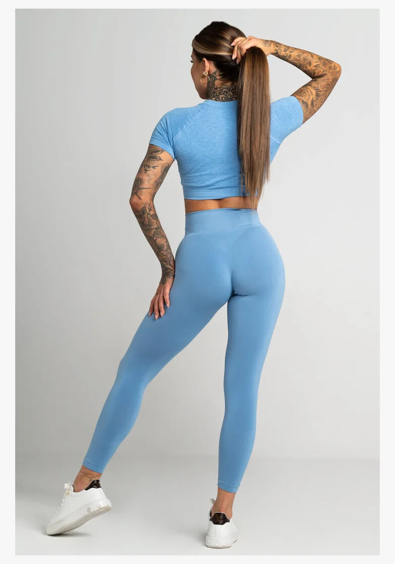 GYM GLAMOUR • Gym Glamour Legíny Second Skin Blue • NebShop