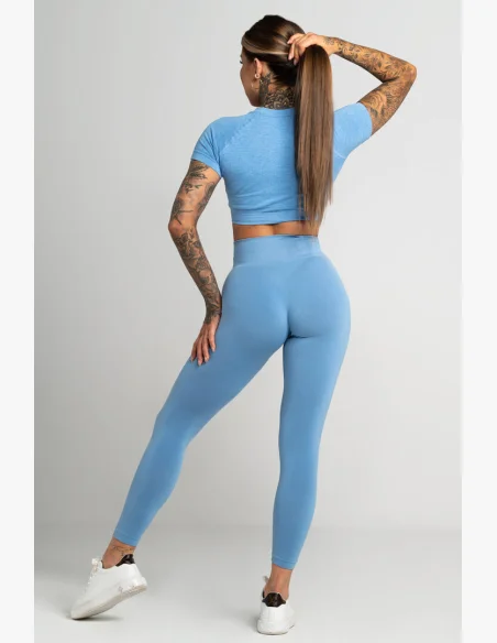 GYM GLAMOUR • Gym Glamour Legíny Second Skin Blue • NebShop