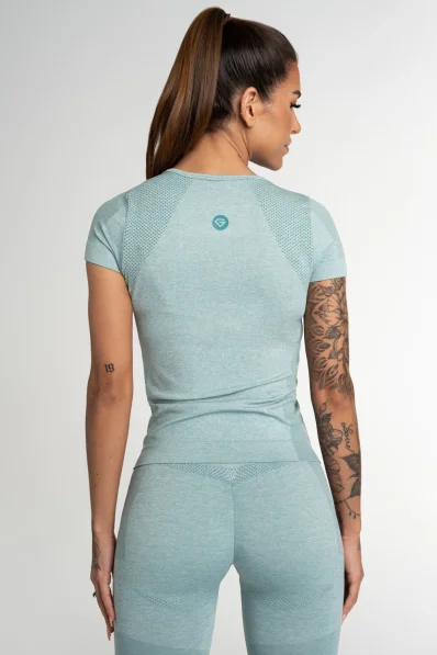 GYM GLAMOUR • Gym Glamour Top Fusion Green • NebShop 2