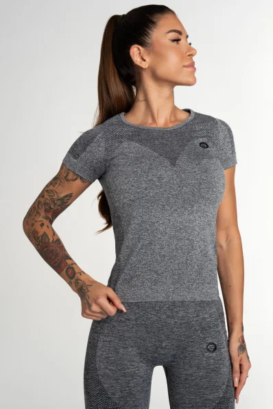 GYM GLAMOUR • Gym Glamour Top Fusion Grey • NebShop