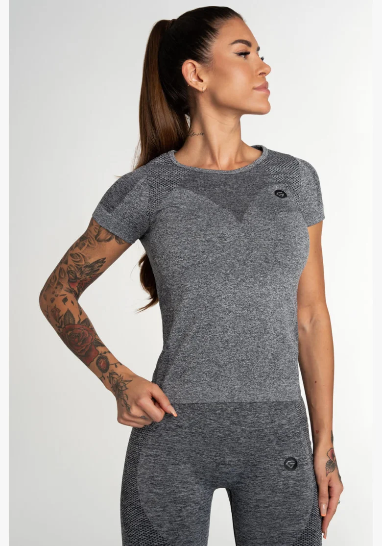 GYM GLAMOUR • Gym Glamour Top Fusion Grey • NebShop