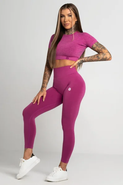 GYM GLAMOUR • Gym Glamour Legíny Second Skin Pink • NebShop
