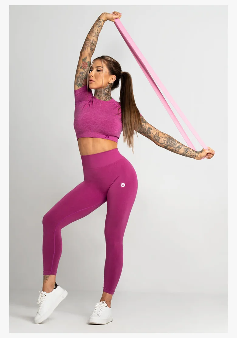 GYM GLAMOUR • Gym Glamour Legíny Second Skin Pink • NebShop