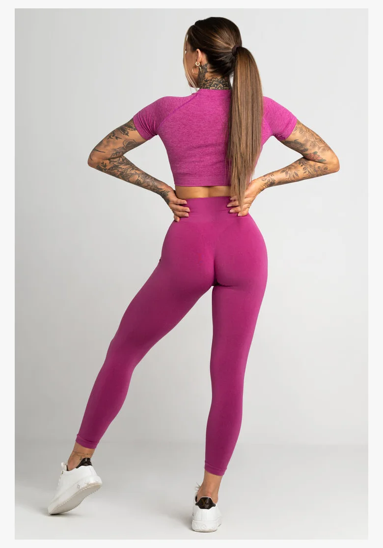 GYM GLAMOUR • Gym Glamour Legíny Second Skin Pink • NebShop