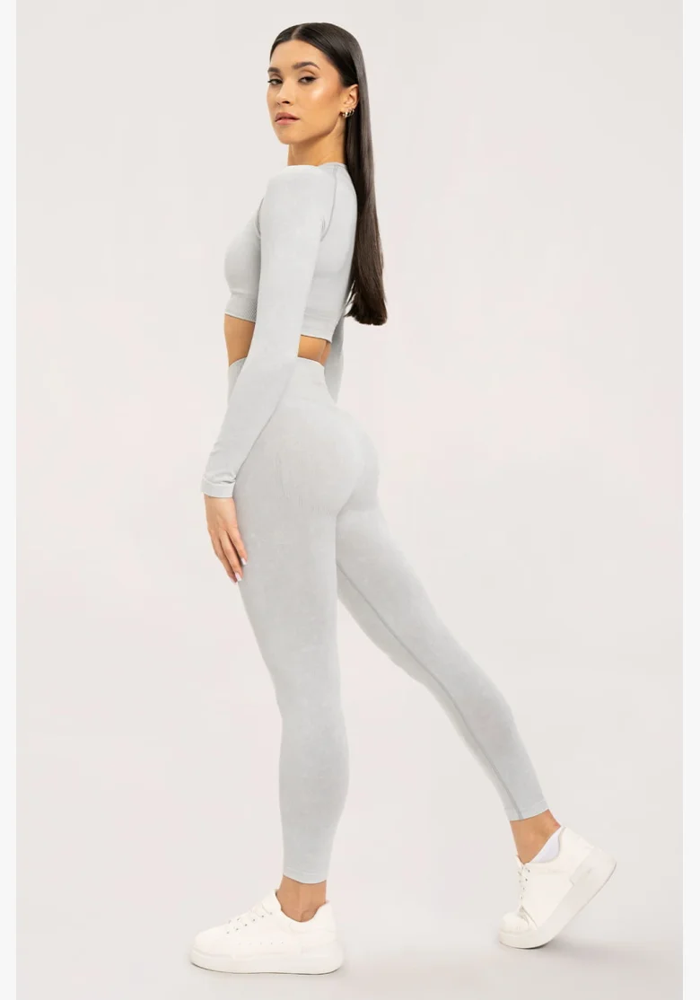 Gym Glamour Stone Washed bíle • NebShop