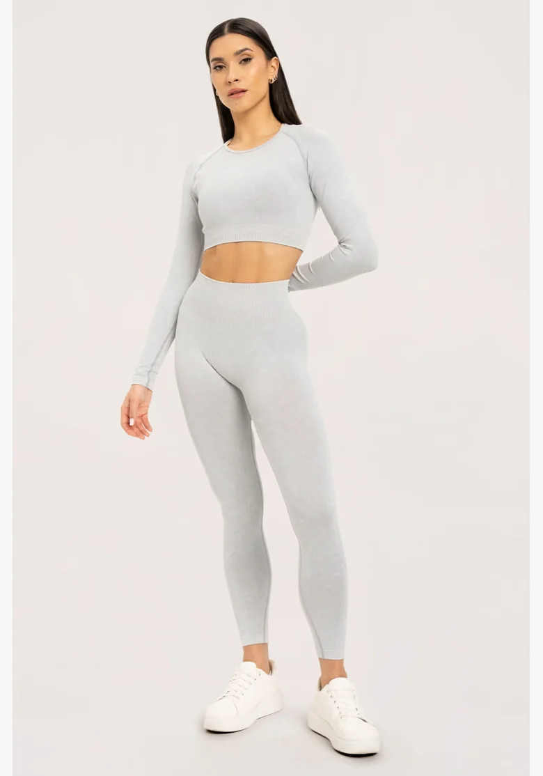 Gym Glamour Stone Washed bíle • NebShop