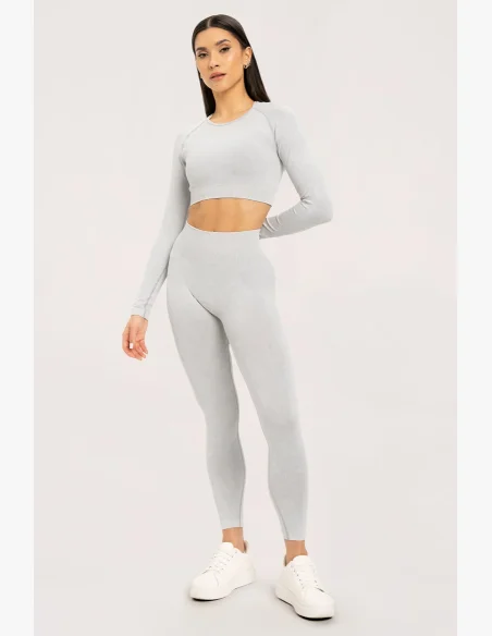 Gym Glamour Stone Washed bíle • NebShop