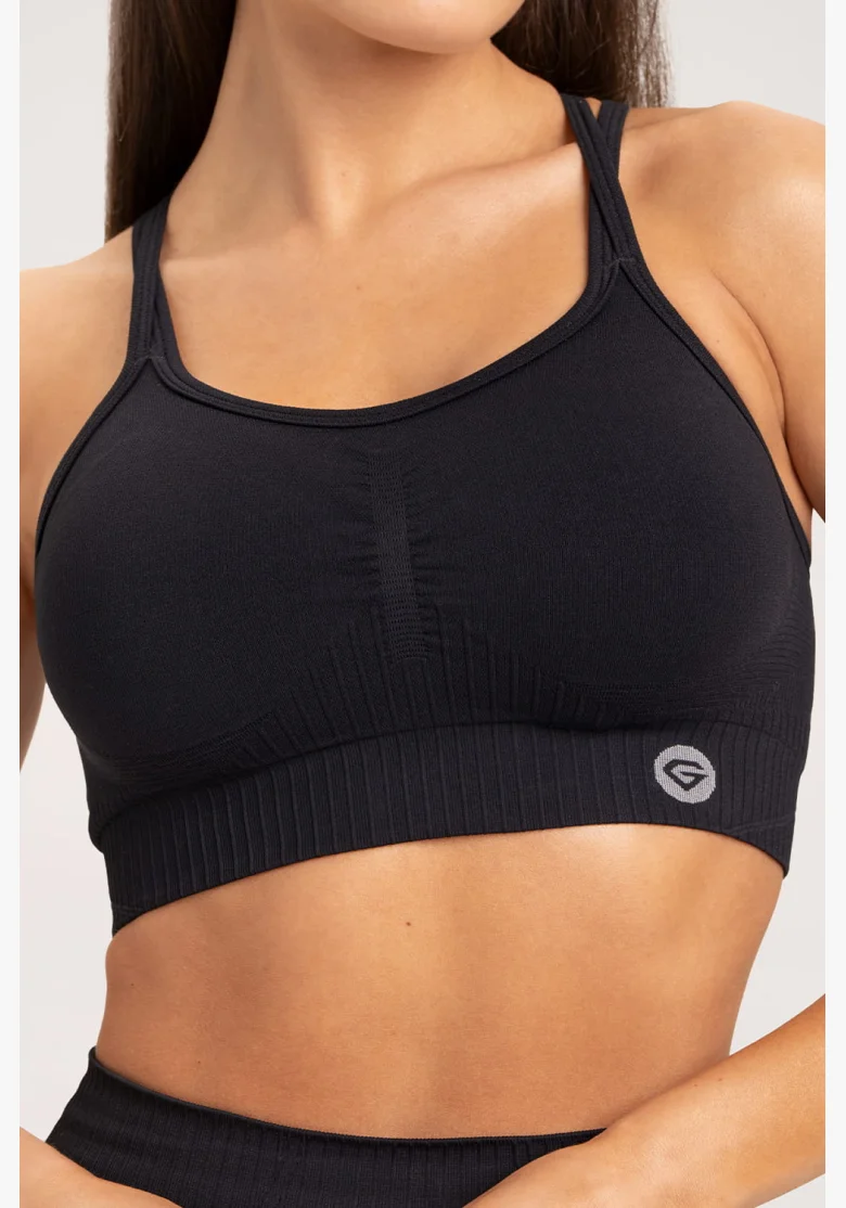 Gym Glamour Podprsenka push up 2.0 Black • NebShop