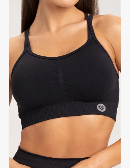 Gym Glamour Podprsenka push up 2.0 Black • NebShop