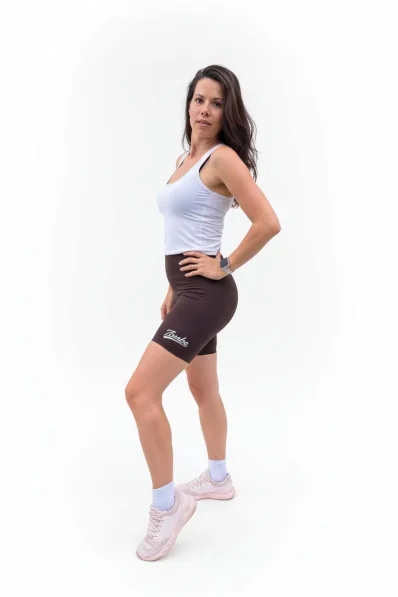 ZOMBE • ZOMBE Push Up Šortky Bike Fit hnědé • NebShop