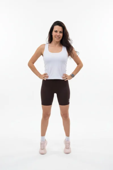 ZOMBE • ZOMBE Push Up Šortky Bike Fit hnědé • NebShop 2
