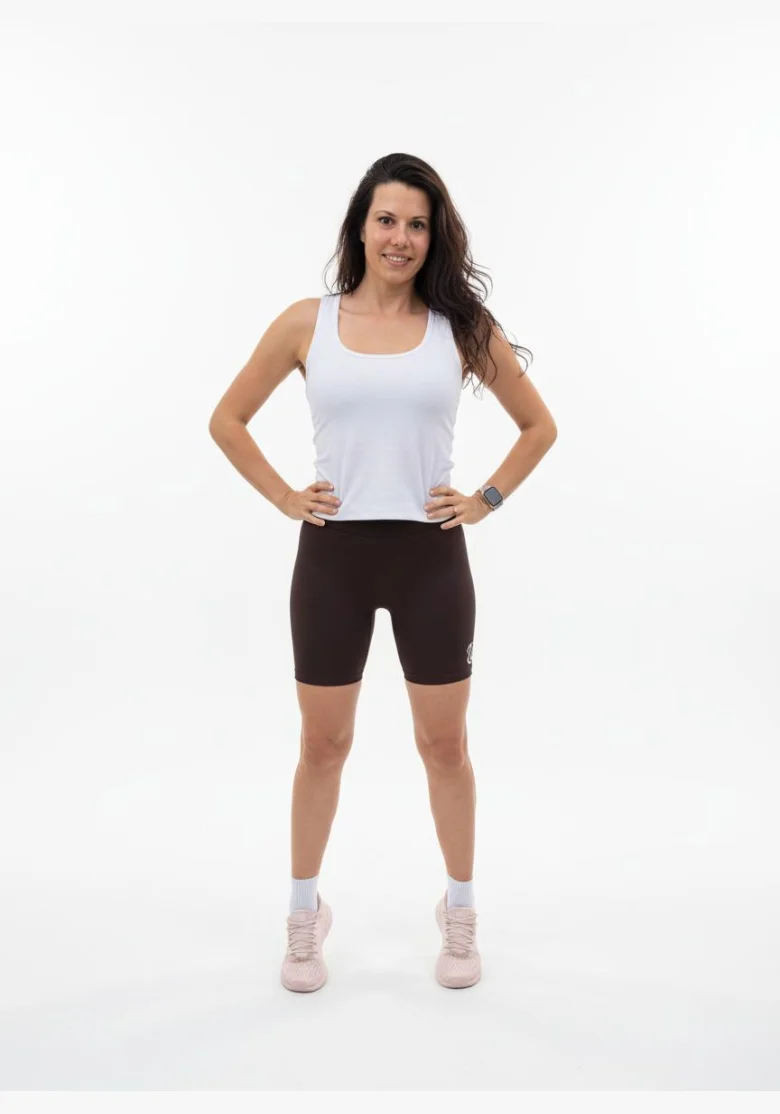 ZOMBE • ZOMBE Push Up Šortky Bike Fit hnědé • NebShop
