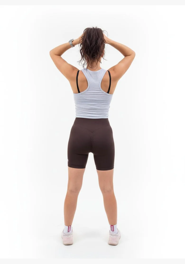 ZOMBE • ZOMBE Push Up Šortky Bike Fit hnědé • NebShop