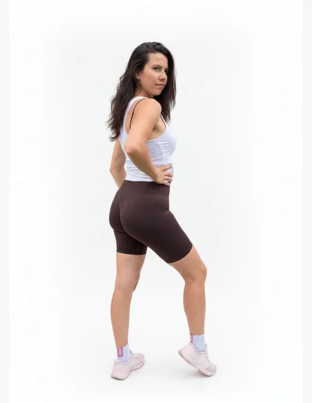 ZOMBE • ZOMBE Push Up Šortky Bike Fit hnědé • NebShop