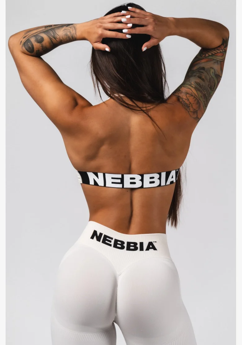 NEBBIA Bezešvá Lift-Up podprsenka Flow Seamless krémová