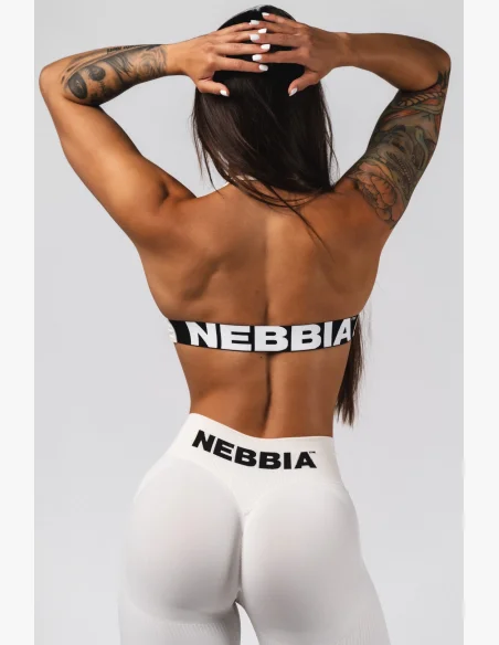 NEBBIA Bezešvá Lift-Up podprsenka Flow Seamless krémová
