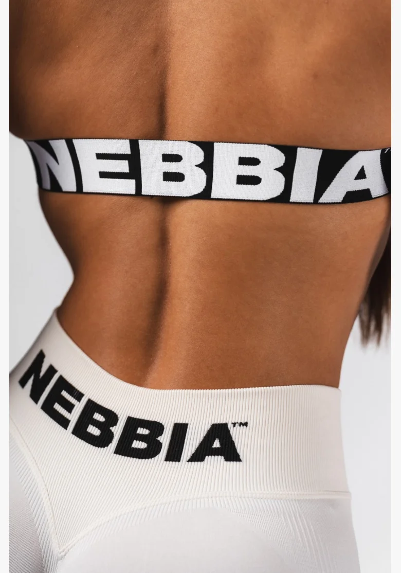 NEBBIA Bezešvá Lift-Up podprsenka Flow Seamless krémová