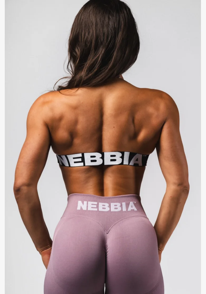 NEBBIA Bezešvá Lift-Up podprsenka Flow Seamless růžová