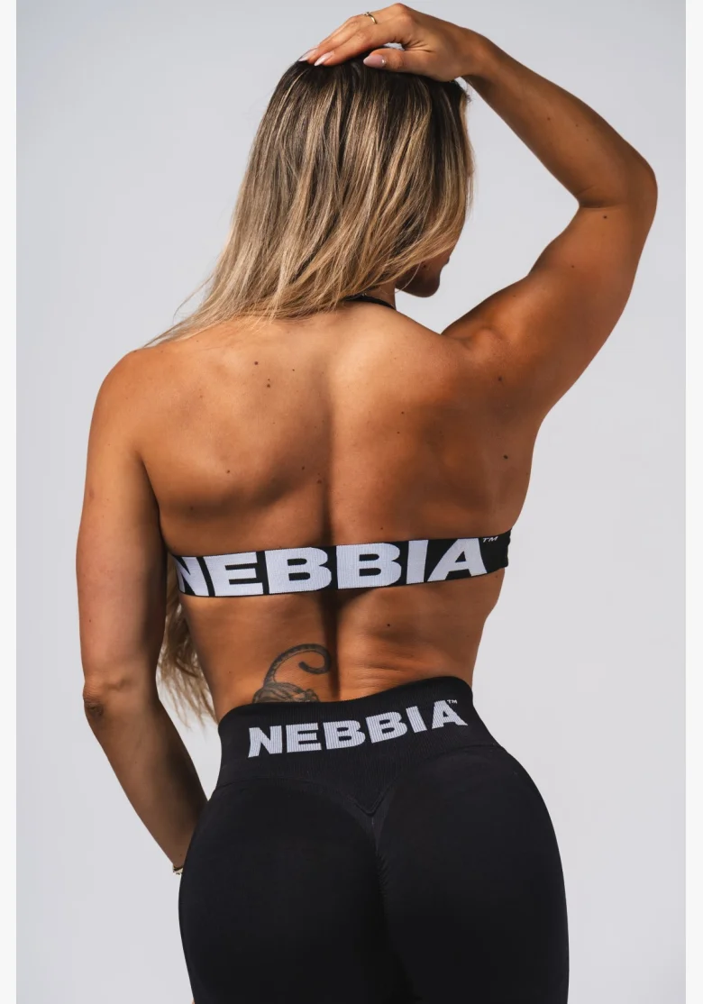 NEBBIA Bezešvá Lift-Up podprsenka Flow Seamless černá