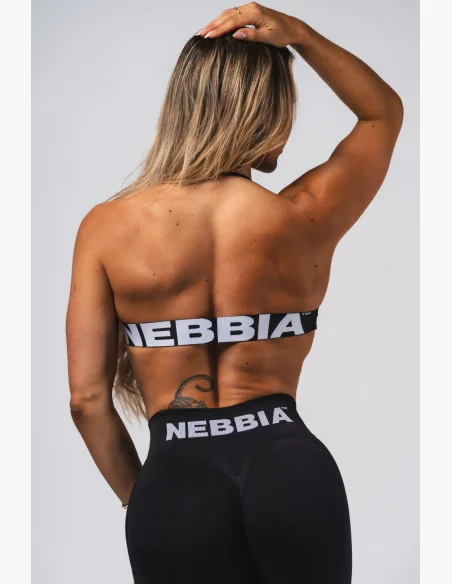 NEBBIA Bezešvá Lift-Up podprsenka Flow Seamless černá