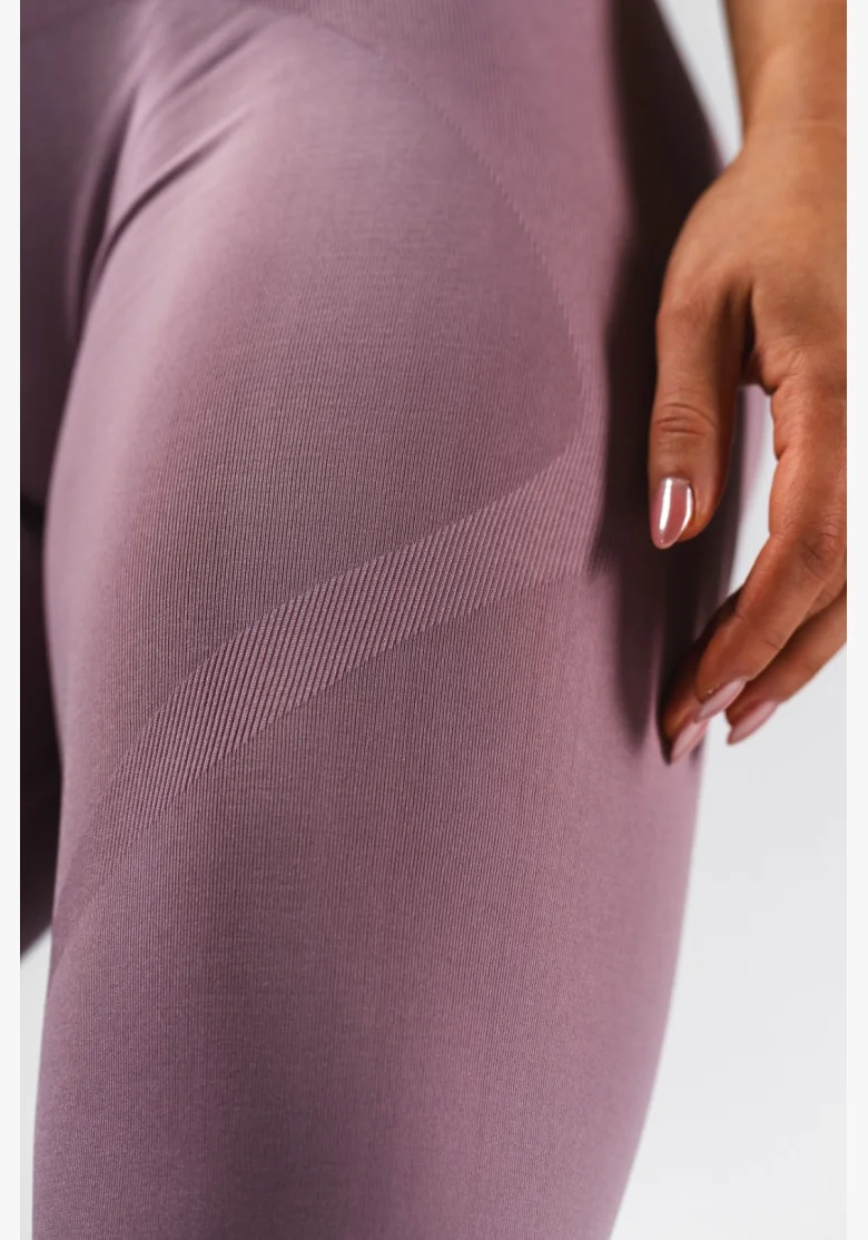 NEBBIA Bezešvé extra push-up legíny s vysokým pasem Flow Seamless růžové