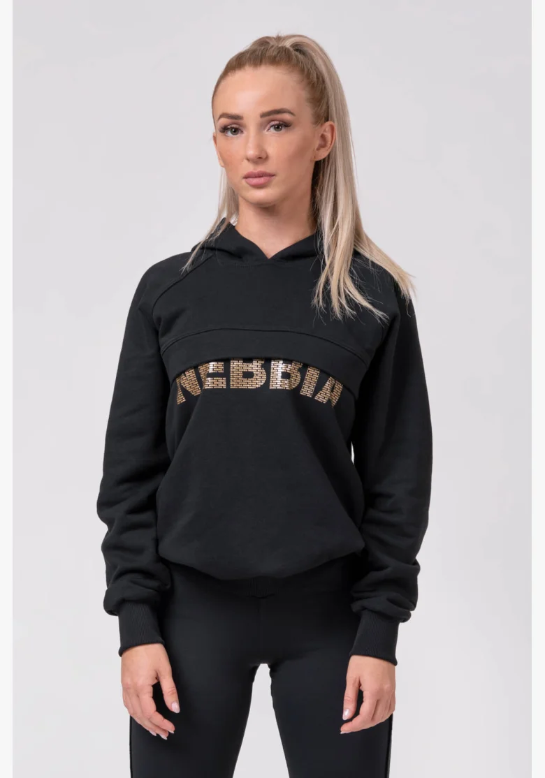 NEBBIA • Dlouhá mikina “INTENSE FOCUS” • NEBBIAshop.cz