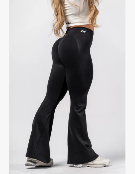 NEBBIA Tvarující bezešvé flared legíny FLOW SEAMLESS