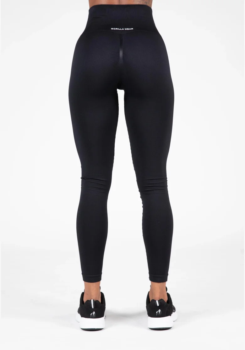 Gorilla Wear Dámske bezešvé legíny QUINCY Seamless - Černé