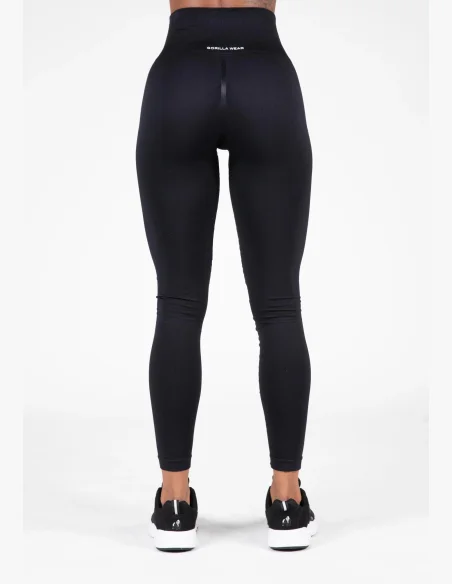 Gorilla Wear Dámske bezešvé legíny QUINCY Seamless - Černé