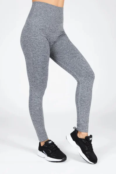 Gorilla Wear Dámske bezešvé legíny QUINCY Seamless - Šedé