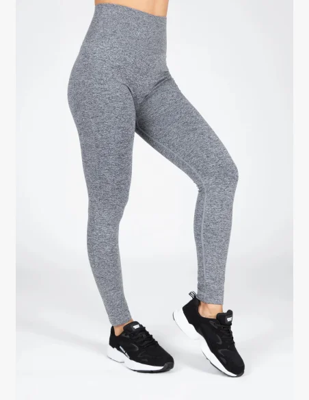 Gorilla Wear Dámske bezešvé legíny QUINCY Seamless - Šedé