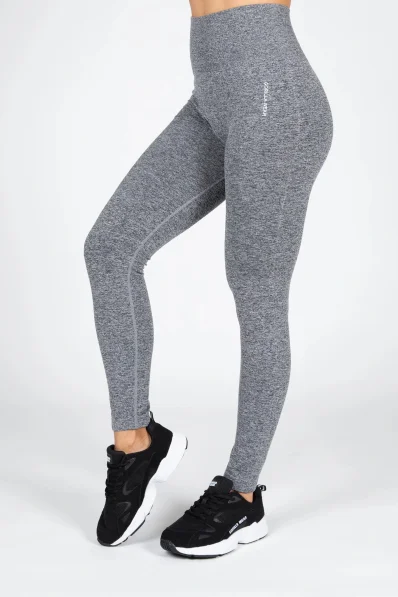 Gorilla Wear Dámske bezešvé legíny QUINCY Seamless - Šedé 2