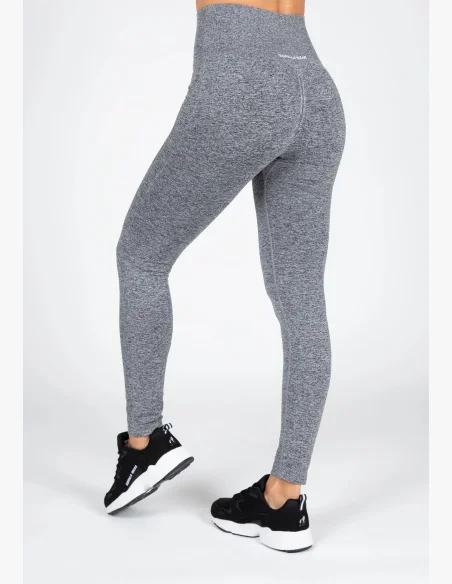 Gorilla Wear Dámske bezešvé legíny QUINCY Seamless - Šedé