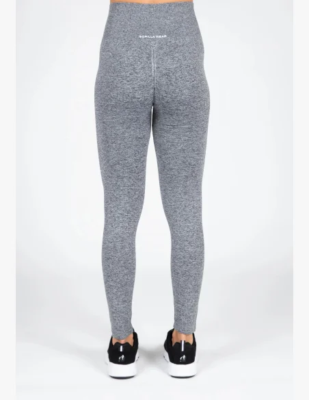Gorilla Wear Dámske bezešvé legíny QUINCY Seamless - Šedé