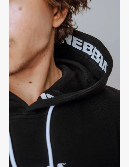 NEBBIA Mikina bez rukávů HERO Černá