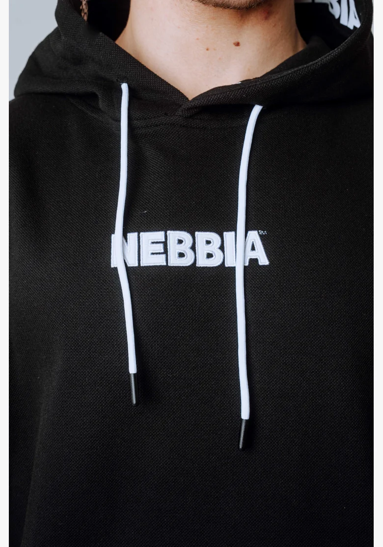 NEBBIA Mikina bez rukávů HERO Černá