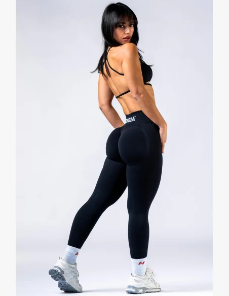 NEBBIA Open-back sportovní podprsenka POWER černá