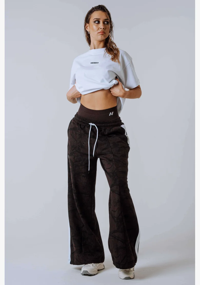 NEBBIA Relaxed fit tričko POWER bílé