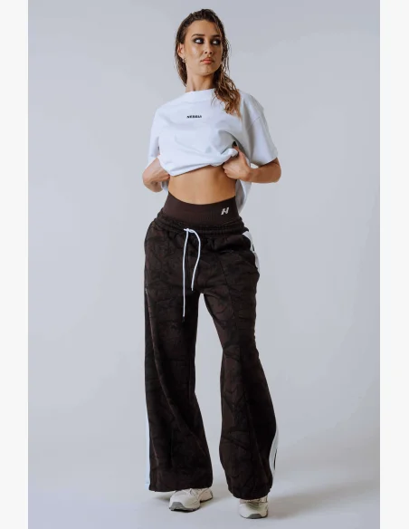 NEBBIA Relaxed fit tričko POWER bílé