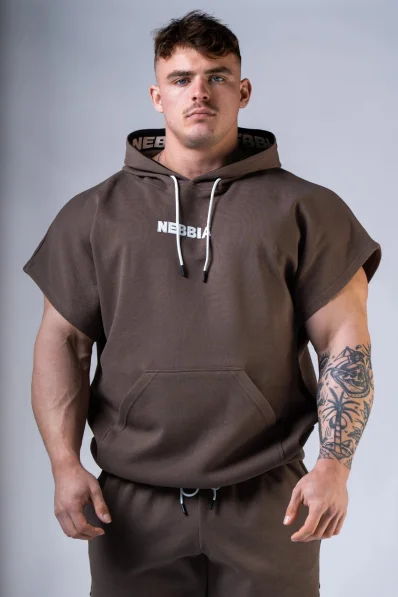 NEBBIA Tréninkový rag top HERO hnědý