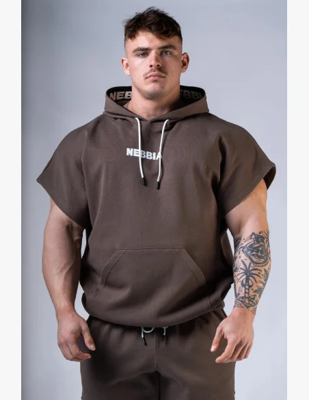 NEBBIA Tréninkový rag top HERO hnědý