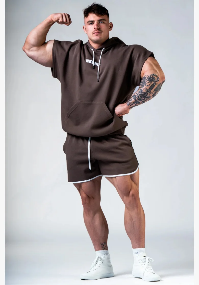 NEBBIA Tréninkový rag top HERO hnědý
