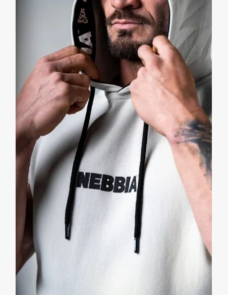 NEBBIA Tréninkový rag top HERO šedý