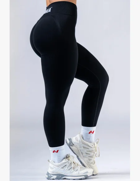 NEBBIA High-waist push-up legíny POWER černá