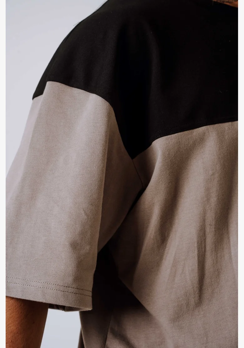 NEBBIA Oversized triko POWER béžové